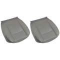Front Driver And Passenger Bottom Replacement Seat Covers Medium Gray 143 Microfiber Leather For Chevy Impala Ss 1994 1995 1996 