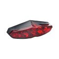 Koso Infinity Led Tail Light Red Lens 