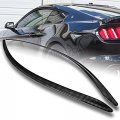Eparts Real Carbon Fiber Sun Shield Door Rain Window Visor Guard For 2015-2020 Ford Mustang Coupe 