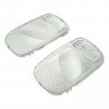 2x Overhead Console Reading Light Lamp Lens Shell Case Set Repl 5183270aa 5183271aa For 2002-2010 Dodge Ram 