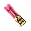 Wire Terminals Gold Plated 22-18 Ga Gauge 3 16 Inches Width Size 8 Pieces 