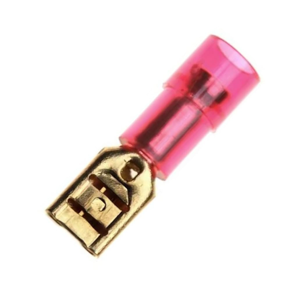 Wire Terminals Gold Plated 22-18 Ga Gauge 3 16 Inches Width Size 8 Pieces