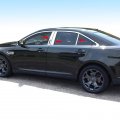 For 2010-2019 Ford Taurus 6pc W Keypad Cutout Stainless Steel Pillar Post 