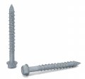 Confast 1 4 X 2-1 Concrete Screws 410 Stainless Steel Hex With Drill Bit For Anchoring To Masonry Block Or Brick 50 Per Box