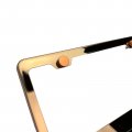 Electric-plating Color Mirror Polished T304 Stainless Steel License Plate Frame Rose Gold