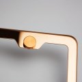 Electric-plating Color Mirror Polished T304 Stainless Steel License Plate Frame Rose Gold