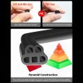 Car Door Seal Strip Weather Stripping Double Layer L Shape Self Adhesive Auto Soundproofing Weatherstrip For Trunk Suv Hood 16m