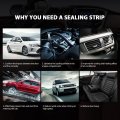 Car Door Seal Strip Weather Stripping Double Layer L Shape Self Adhesive Auto Soundproofing Weatherstrip For Trunk Suv Hood 16m