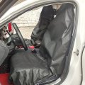 Moyishi 2pcs Car Disposable Non-woven Fabric Seat Covers Vehicle Protector Mechanic Valet Pet Black