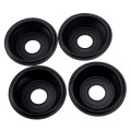 4pcs Black Carburetor Vacuum Plunger Diaphragm Replacement Fit For Kawasaki En450 454 Ltd 1985-1990