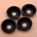 4pcs Black Carburetor Vacuum Plunger Diaphragm Replacement Fit For Kawasaki En450 454 Ltd 1985-1990