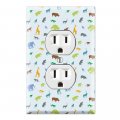 Graphics Wallplates Boy S Animal Zoo Duplex Outlet Wall Plate Cover 