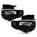 Fog Lights Driving Lamps For 2019-2023 Ram 1500 With Brackets Harness Switch Direct Replacement Left Driver Right Passenger 
