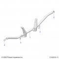 Polaris Atv Weld-support Rack Rear Lime Squeeze Genuine Oem Part 1021569-630 Qty 1