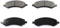 Bp1084ms Front Semi-metallic Brake Pad For Trucks Precision Cut Backing Plates And Noise Reducing Shims 