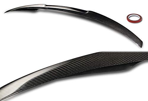 Eparts 1 Piece Carbon Fiber Rear Spoiler Wing Trunk Lid Extended Fit For 2015-2020 Bmw F82 M4