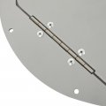 Kuafu Locking Fuel Door Compatible With Hmmwv Humvee Hummer H1 Any Model M998 M1123 M1045 Gas Tank Cap Cover Aluminum Powder