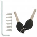 Kuafu Locking Fuel Door Compatible With Hmmwv Humvee Hummer H1 Any Model M998 M1123 M1045 Gas Tank Cap Cover Aluminum Powder