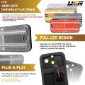 Usr 68-72 C K Series Piup Side Marker Light A 4pc Front Rear Parking Lamps Left Right Set For 1968-1972hevy C K Pick Up Truck