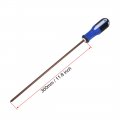 Uxcell 6mm Phillips Ph2 Magnetic Screwdriver 11 8 Inch S2 Steel Round Shaft Non Slip Black Blue White Handle