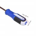 Uxcell 6mm Phillips Ph2 Magnetic Screwdriver 11 8 Inch S2 Steel Round Shaft Non Slip Black Blue White Handle