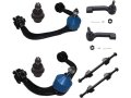Front Upper Control Arm Ball Joint Tie Rod And Sway Bar Link Kit Compatible With 2009-2014 Ford F-150 4wd 
