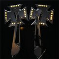 Httmt Mt252-009 Ttt001- Maltese Led Turn Siganl Integrated Mirror Compatible With All Kawasak Suzuk Cruiser