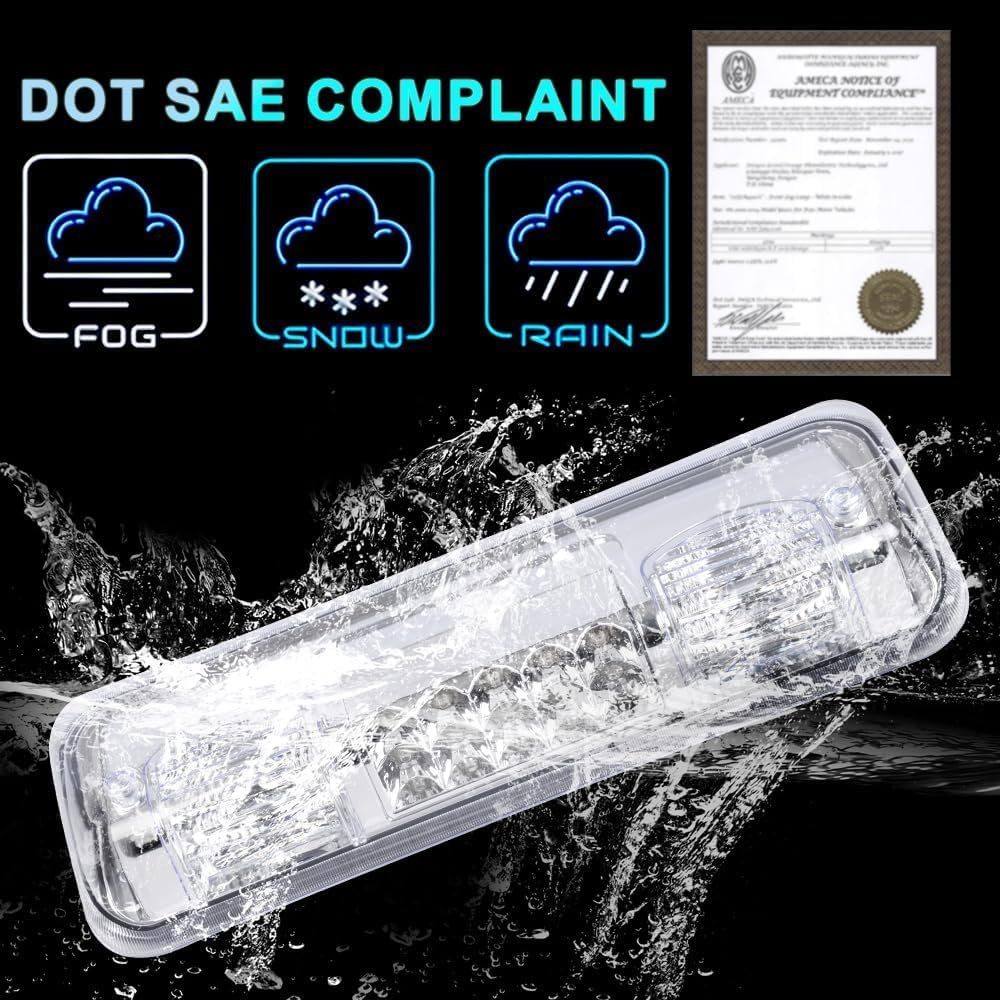 Led 3rd Third Brake Light For Ford F150 Lobo 2004-2008 Fit Explorer Sport Trac 2007-2010 Lincoln Mark Lt 2006-2008 Clear Lens