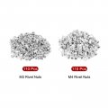 Uxcell Rivet Nuts M3 M4 Metric Aluminum Alloy Flat Head Nut Threaded Insert Silver Tone Pack Of 220