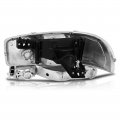 Apsve Headlight Assembly For1999-2006 Gmc Sierra 1500 2500 3500 00-06 Yukon Xl Headlamp With Bumper Lights Chrome Housing Clear 