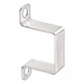 Uxcell U Shaped Connector Bracket 43 X 46mm 304 Stainless Steel For Door Closed Bar Holder Strut Channel 12pcs 