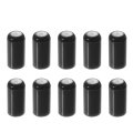 10 Pcs 6mm 0 24 Silicone Hose Cap Intake Vacuum Tube End Plug For Car Black 