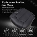 Driver And Passenger Leather Bottom Top Lean Back Replacement Seat Covers Black For Cadillac Cts 2008 2009 2010 2011 2012 2013