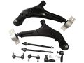 Front Suspension And Steering Kit 8 Piece Control Arm Ball Joints Sway Bar End Links Tie Rod Ends Compatible With 2000-2002 