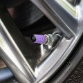 Black Cat Butterflies Valve Stem Caps For Tire Rim Wheel Aluminum Purple
