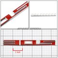 Auto Dynasty 2 X Metal Emblem Decal Logo Trim Badge 305 Red Silver