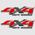 4x4 Truck Decal Red Silverado Off Road Sticker