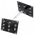 X Autohaux Car Front Bumper Tow Hook License Plate Mount Bracket Holder Set For Volkswagen Golf Mk6 2010-2014 Jdm Euro Style