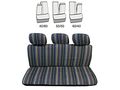 10 Pc Universal Cabo Saddle Mexican Blanket Seat Cover Set 