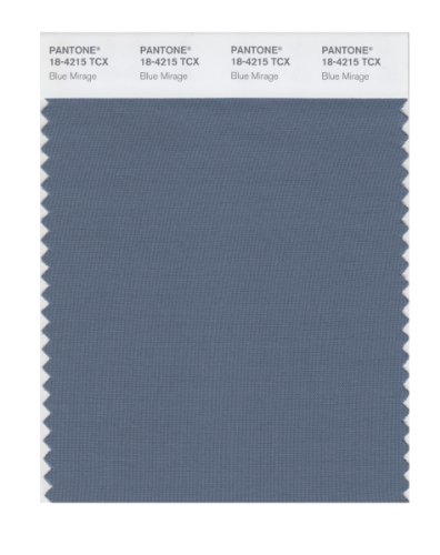 Pantone Smart 18-4215x Color Swatch Card Blue Mirage