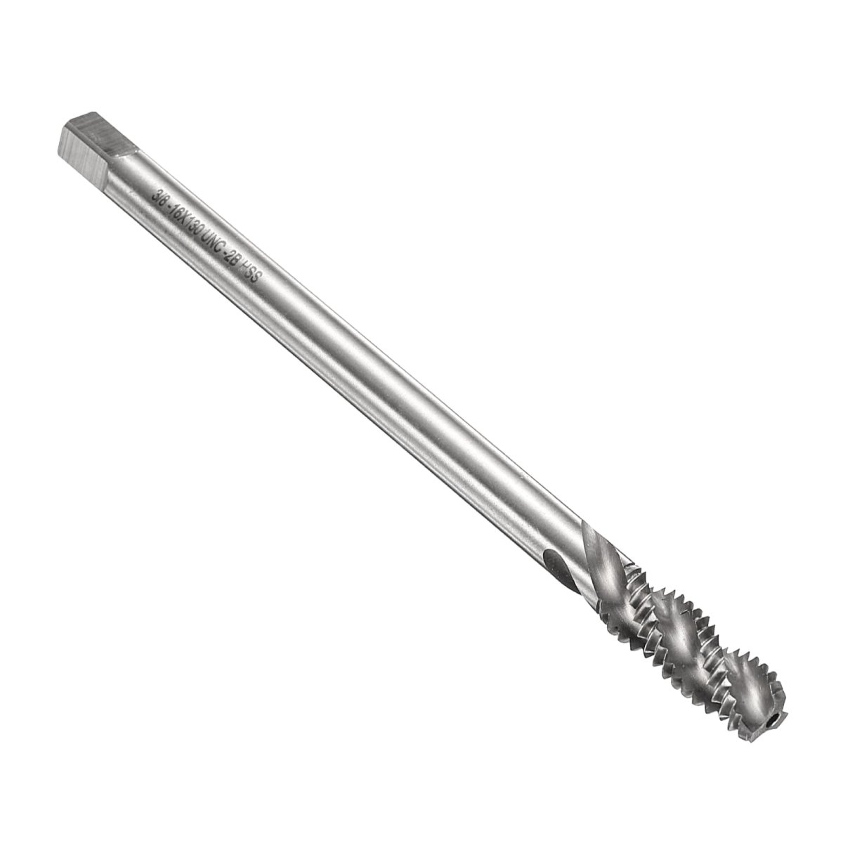 Spiral Flute Thread Taps 3 8-16 Unc 2b Machine Threading Tap Bit M2 High Speed Steel Hss Uncoated Screw Tapping Repair Tool