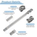 Spiral Flute Thread Taps 3 8-16 Unc 2b Machine Threading Tap Bit M2 High Speed Steel Hss Uncoated Screw Tapping Repair Tool