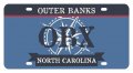 Nc Outer Banks Metal License Plate 