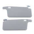 Gray Interior Sun Visor Driver And Passenger Side With Mirror Replacement For Honda Civic 1996 1997 1998 1999 2000 2001 Pair Of 