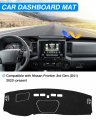 Cartist Dash Cover Custom Fit For Nissan Frontier 2022 2023 2024 Accessoriesboard Mat Non-slip Dash Carpet Anti-glare Thick