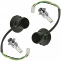 Caltric Headlight Socket And Led Bulb Compatible With Yamaha Big Bear 250 Yfm25 2007-2009