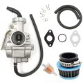 Pz20 Carburetor Set With Air Filter And Fuel Atv Carb For 50cc 70cc 80cc 90cc 110cc 125cc Taotao Baja Pit Bike Dirtbike 