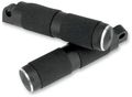 Accutronix Footpegs Male W Rubber Bk Rp111-rn 