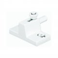 U9867 2 25 In Aluminum Diecast Patio Door Slide Bolt Lock White Finish Spring Loaded Action For Sliding Doors 