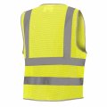 Pioneer Safety Vest For Men Hi Vis Reflective Mesh Neon With 8 Pockets Zipper Closure Construction Traffic Security Work A 